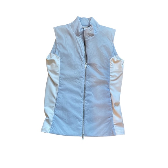 KJUS Jackets & Blazers - KJUS WOMENS LT BLUE AND WHITE RADIATION VEST 38M-US 2